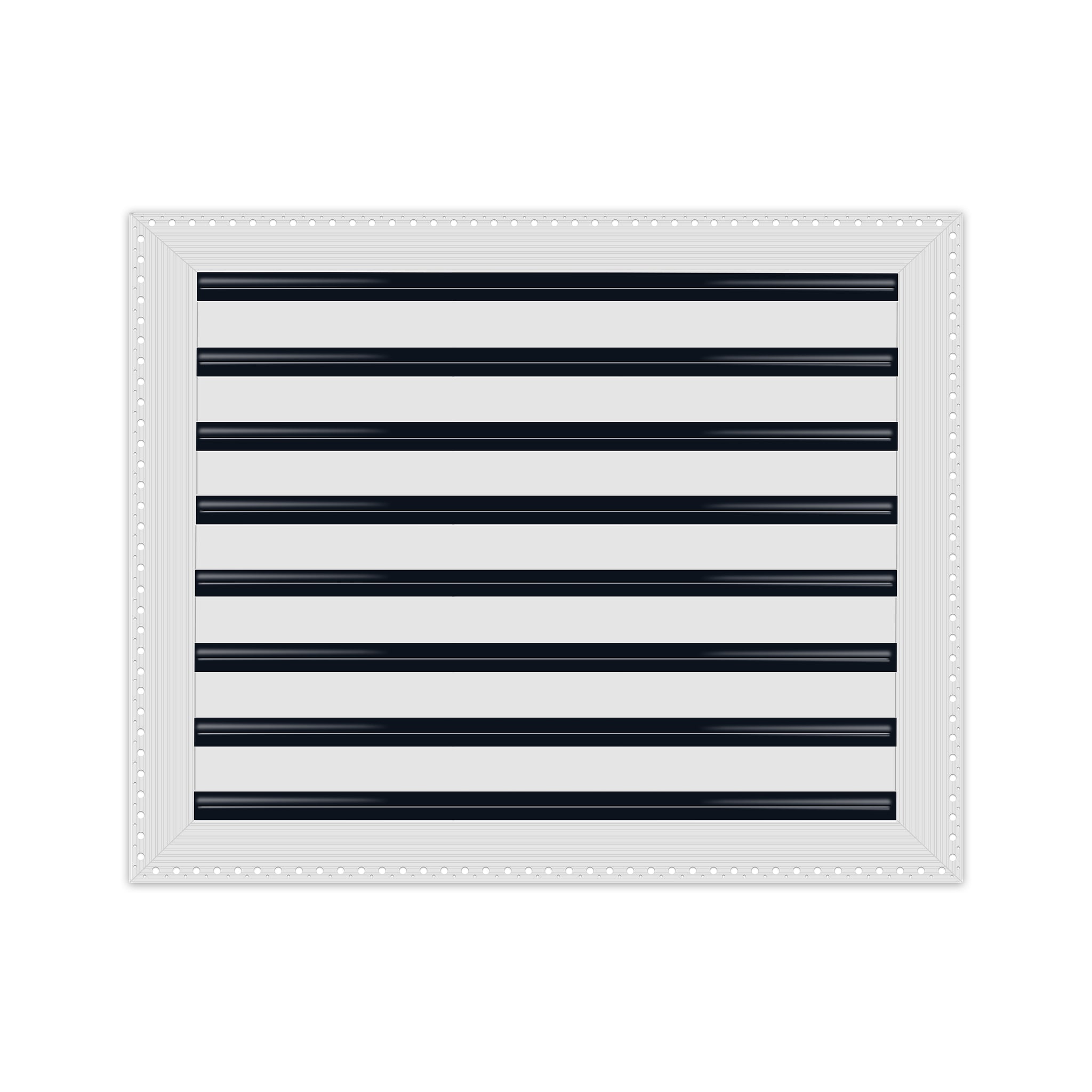 BUILDMART - 20x16 MUD-IN Air Vent Cover - Drywall Mud-in White Air Vent - Mud Linear Slot Diffuser - Register Grille for Ceiling and Walls - Texas Buildmart