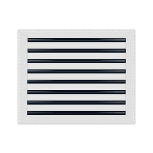BUILDMART - 20x16 MUD-IN Air Vent Cover - Drywall Mud-in White Air Vent - Mud Linear Slot Diffuser - Register Grille for Ceiling and Walls - Texas Buildmart