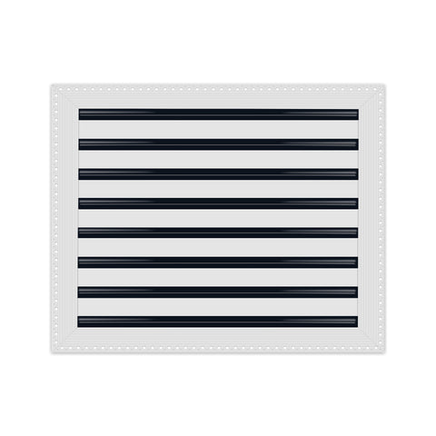 BUILDMART - 20x16 MUD-IN Air Vent Cover - Drywall Mud-in White Air Vent - Mud Linear Slot Diffuser - Register Grille for Ceiling and Walls - Texas Buildmart