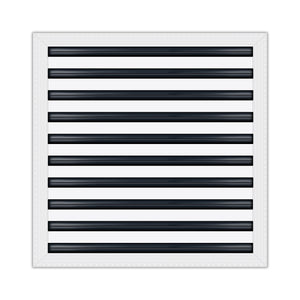 BUILDMART - 20x20 MUD-IN Air Vent Cover - Drywall Mud-in White Air Vent - Mud Linear Slot Diffuser - Register Grille for Ceiling and Walls - Texas Buildmart