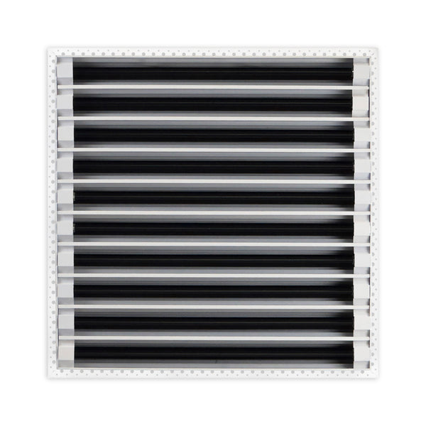 BUILDMART - 20x20 MUD-IN Air Vent Cover - Drywall Mud-in White Air Vent - Mud Linear Slot Diffuser - Register Grille for Ceiling and Walls - Texas Buildmart