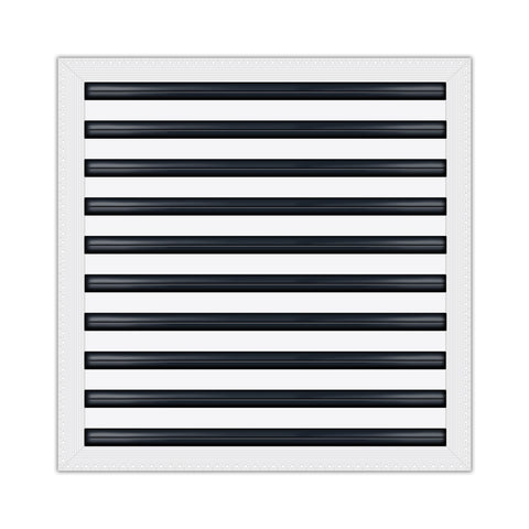 BUILDMART - 20x20 MUD-IN Air Vent Cover - Drywall Mud-in White Air Vent - Mud Linear Slot Diffuser - Register Grille for Ceiling and Walls - Texas Buildmart