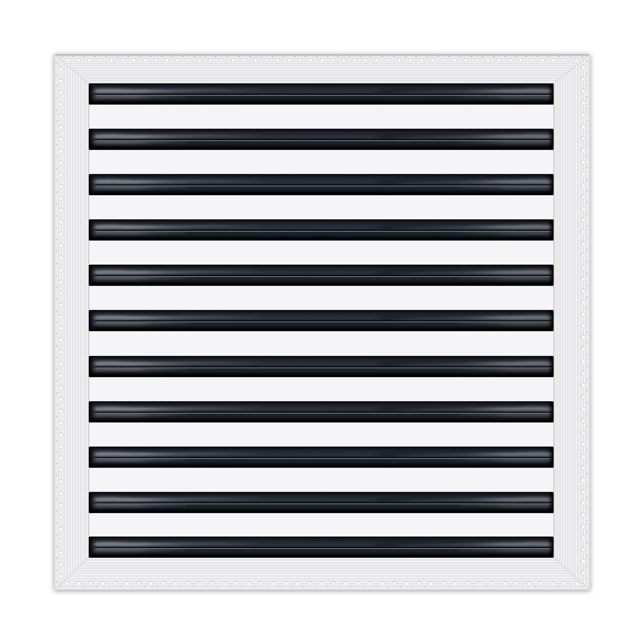 BUILDMART - 22x22 MUD-IN Air Vent Cover - Drywall Mud-in White Air Vent - Mud Linear Slot Diffuser - Register Grille for Ceiling and Walls - Texas Buildmart