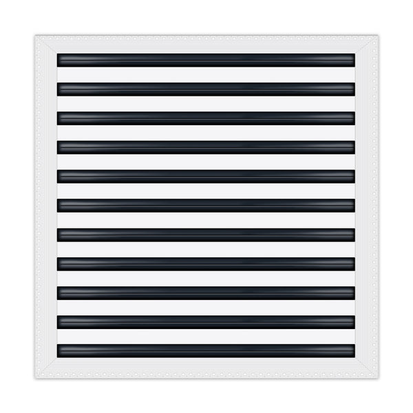 BUILDMART - 22x22 MUD-IN Air Vent Cover - Drywall Mud-in White Air Vent - Mud Linear Slot Diffuser - Register Grille for Ceiling and Walls - Texas Buildmart