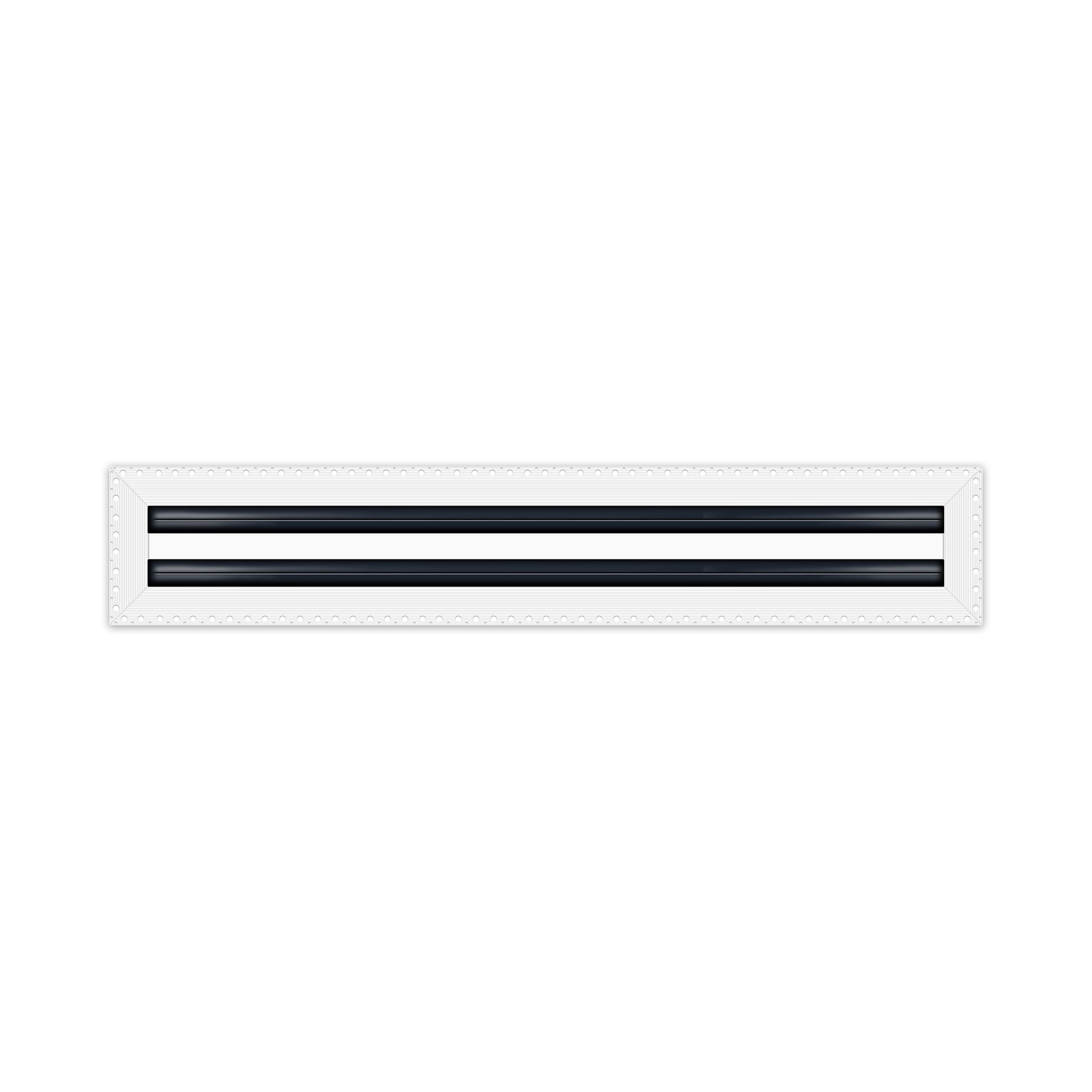 BUILDMART - 22x4 MUD-IN Air Vent Cover - Drywall Mud-in White Air Vent - Mud Linear Slot Diffuser - Register Grille for Ceiling and Walls - Texas Buildmart