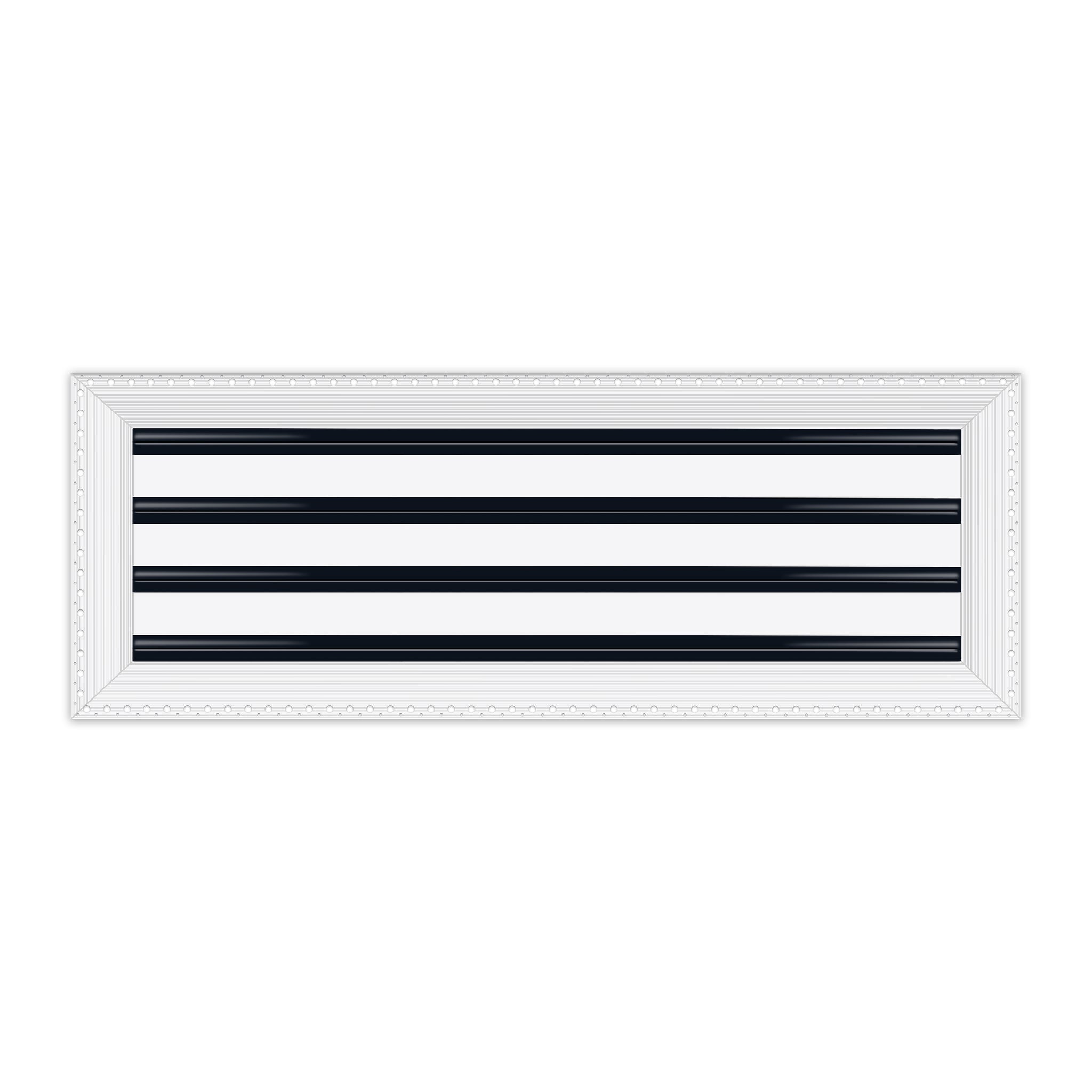 BUILDMART - 22x8 MUD-IN Air Vent Cover - Drywall Mud-in White Air Vent - Mud Linear Slot Diffuser - Register Grille for Ceiling and Walls - Texas Buildmart