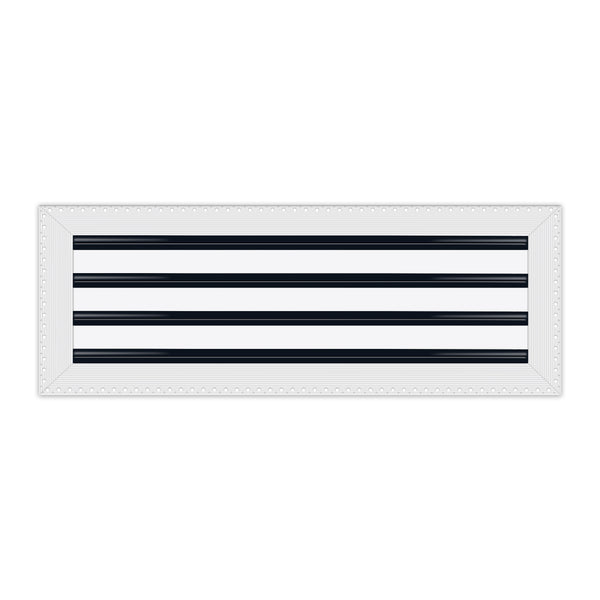 BUILDMART - 22x8 MUD-IN Air Vent Cover - Drywall Mud-in White Air Vent - Mud Linear Slot Diffuser - Register Grille for Ceiling and Walls - Texas Buildmart