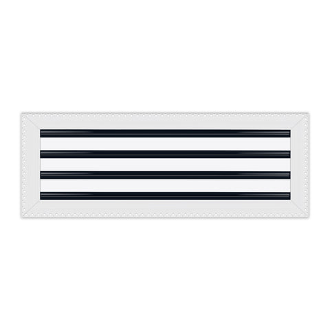 BUILDMART - 22x8 MUD-IN Air Vent Cover - Drywall Mud-in White Air Vent - Mud Linear Slot Diffuser - Register Grille for Ceiling and Walls - Texas Buildmart