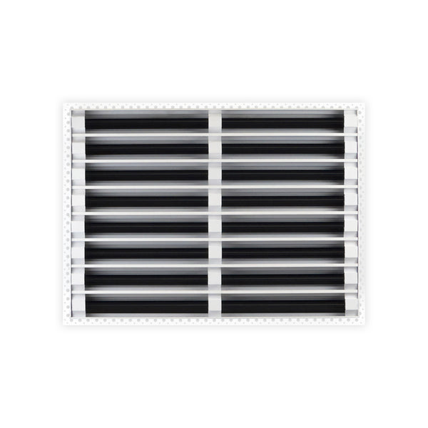BUILDMART - 22x16 MUD-IN Air Vent Cover - Drywall Mud-in White Air Vent - Mud Linear Slot Diffuser - Register Grille for Ceiling and Walls - Texas Buildmart