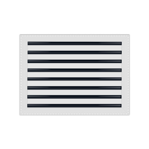 BUILDMART - 22x16 MUD-IN Air Vent Cover - Drywall Mud-in White Air Vent - Mud Linear Slot Diffuser - Register Grille for Ceiling and Walls - Texas Buildmart