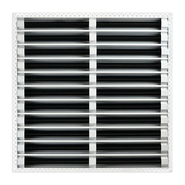 BUILDMART - 22x22 MUD-IN Air Vent Cover - Drywall Mud-in White Air Vent - Mud Linear Slot Diffuser - Register Grille for Ceiling and Walls - Texas Buildmart