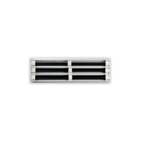 BUILDMART - 22x6 MUD-IN Air Vent Cover - Drywall Mud-in White Air Vent - Mud Linear Slot Diffuser - Register Grille for Ceiling and Walls - Texas Buildmart