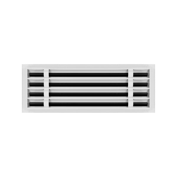 Lifestyle of 22x8 Modern Air Vent Cover White - 22x8 Standard Linear Slot Diffuser White - Texas Buildmart