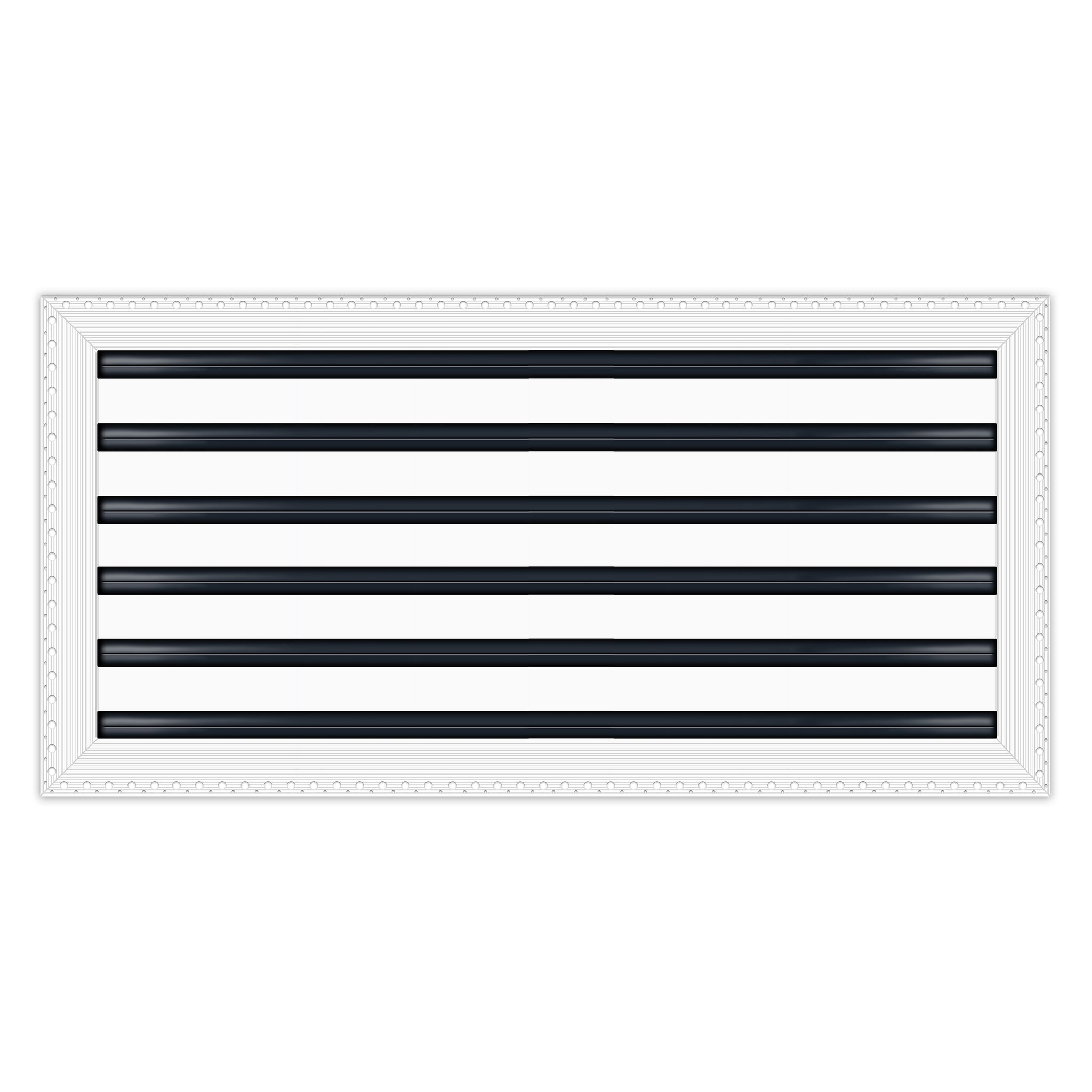 BUILDMART - 24x12 MUD-IN Air Vent Cover - Drywall Mud-in White Air Vent - Mud Linear Slot Diffuser - Register Grille for Ceiling and Walls - Texas Buildmart