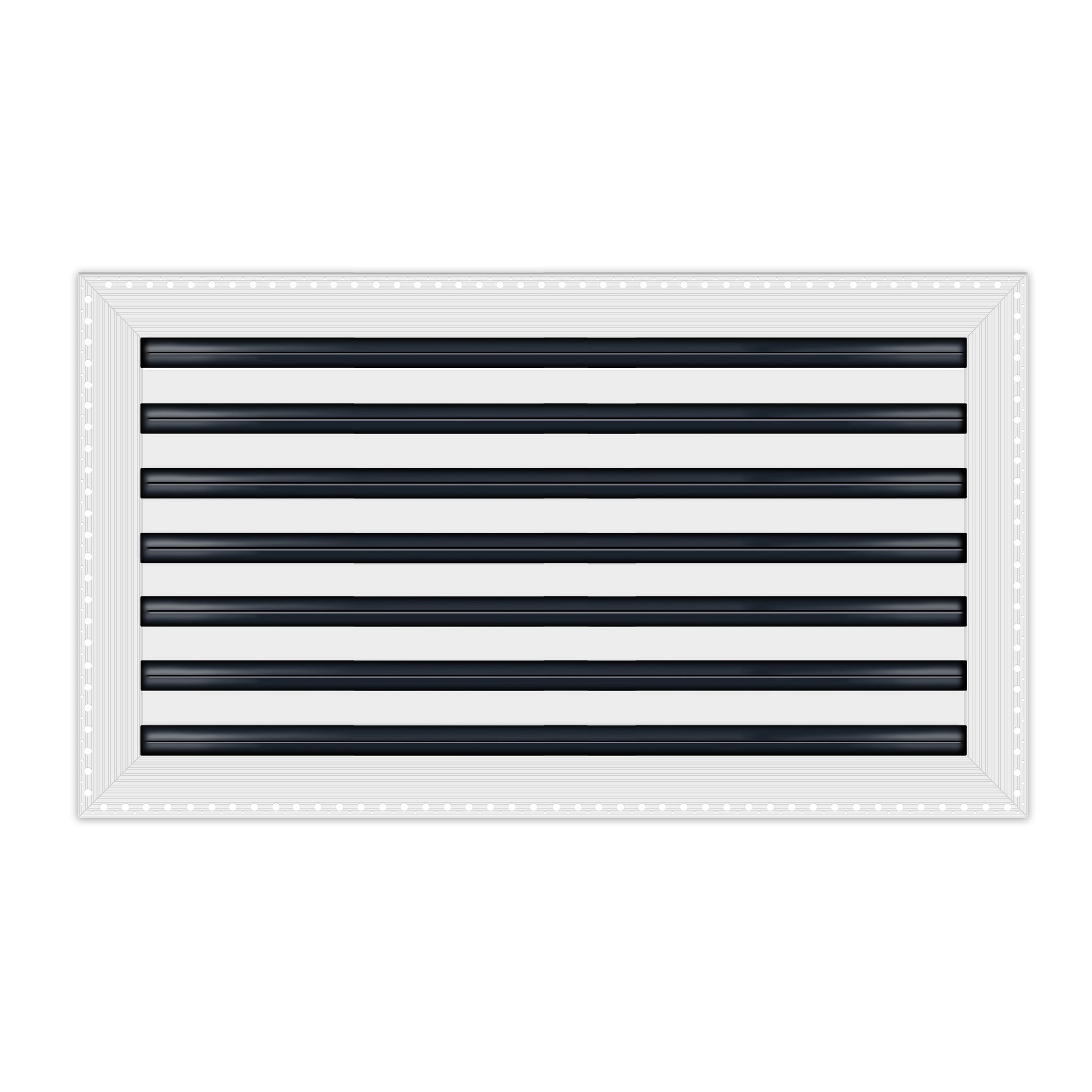 BUILDMART - 24x14 MUD-IN Air Vent Cover - Drywall Mud-in White Air Vent - Mud Linear Slot Diffuser - Register Grille for Ceiling and Walls - Texas Buildmart