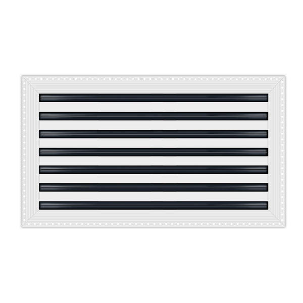 BUILDMART - 24x14 MUD-IN Air Vent Cover - Drywall Mud-in White Air Vent - Mud Linear Slot Diffuser - Register Grille for Ceiling and Walls - Texas Buildmart