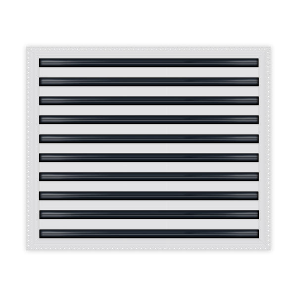 BUILDMART - 24x20 MUD-IN Air Vent Cover - Drywall Mud-in White Air Vent - Mud Linear Slot Diffuser - Register Grille for Ceiling and Walls - Texas Buildmart