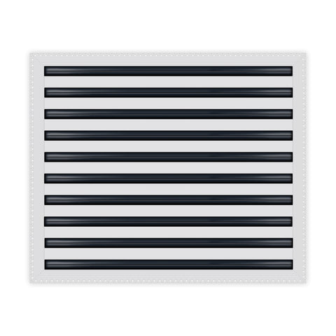 BUILDMART - 24x20 MUD-IN Air Vent Cover - Drywall Mud-in White Air Vent - Mud Linear Slot Diffuser - Register Grille for Ceiling and Walls - Texas Buildmart