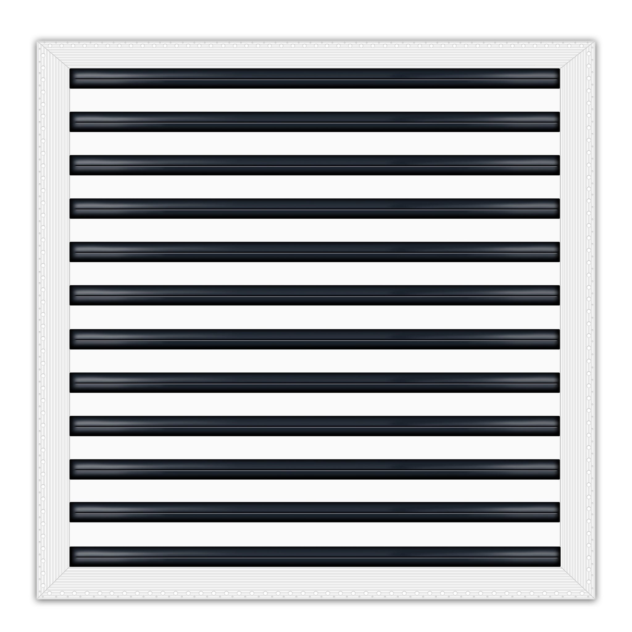 BUILDMART - 24x24 MUD-IN Air Vent Cover - Drywall Mud-in White Air Vent - Mud Linear Slot Diffuser - Register Grille for Ceiling and Walls - Texas Buildmart