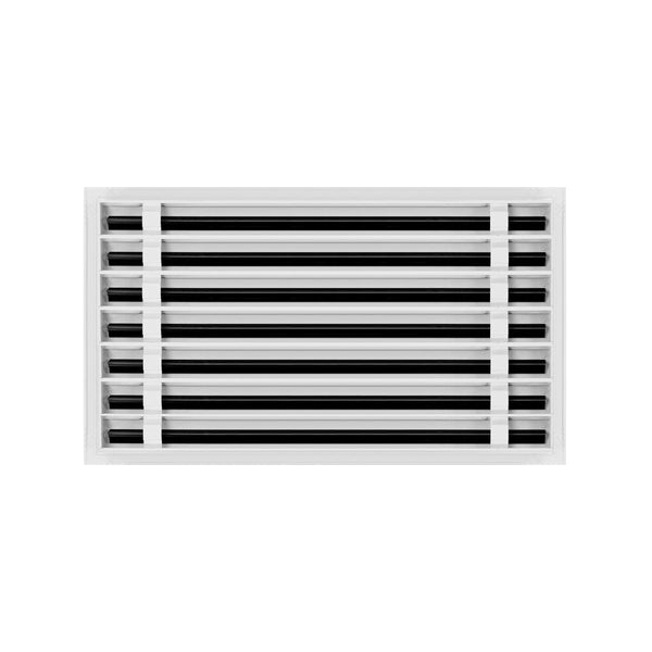 Lifestyle of 24x14 Modern Air Vent Cover White - 24x14 Standard Linear Slot Diffuser White - Texas Buildmart