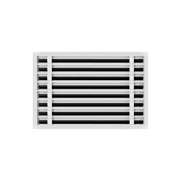 Lifestyle of 24x16 Modern Air Vent Cover White - 24x16 Standard Linear Slot Diffuser White - Texas Buildmart
