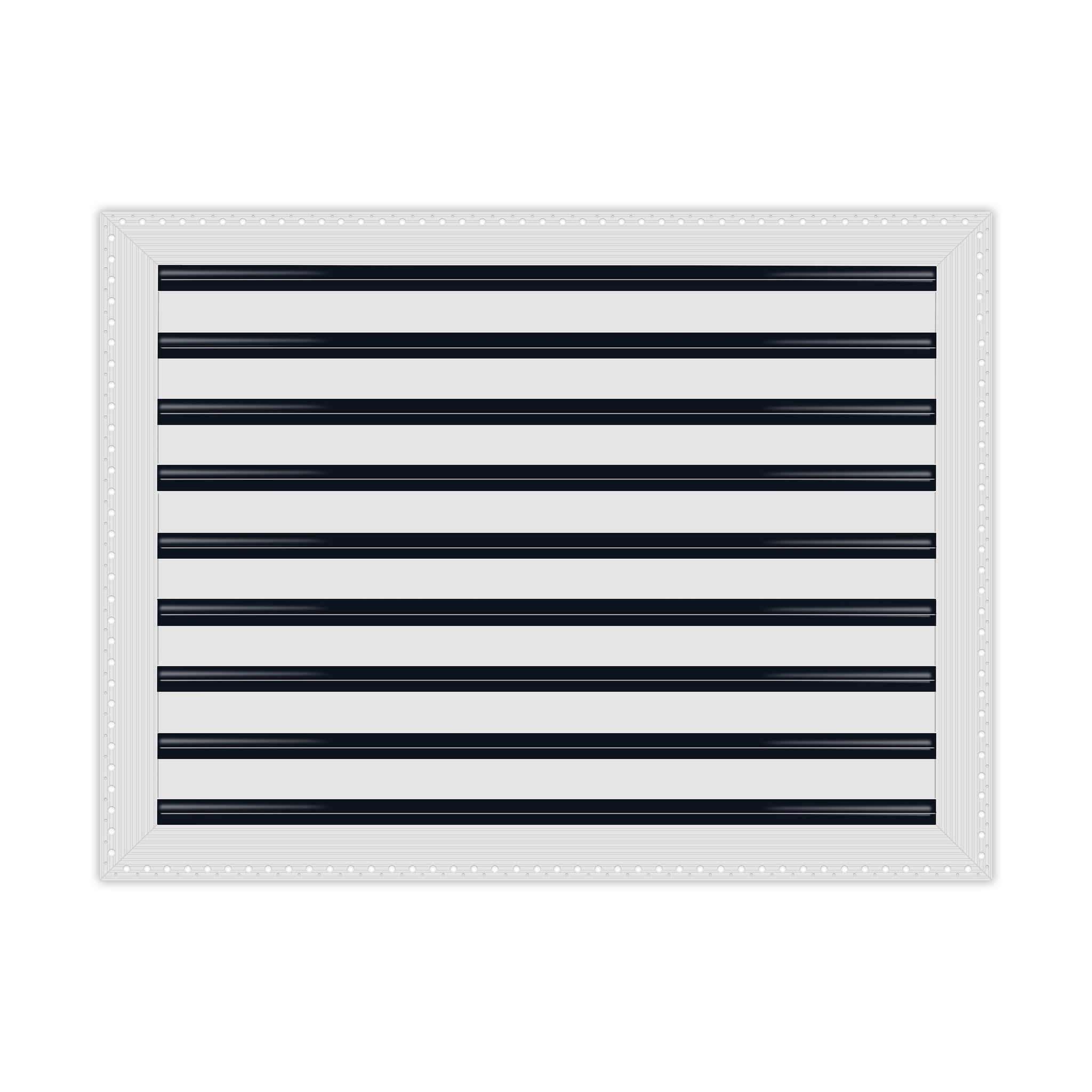 BUILDMART - 24x18 MUD-IN Air Vent Cover - Drywall Mud-in White Air Vent - Mud Linear Slot Diffuser - Register Grille for Ceiling and Walls - Texas Buildmart