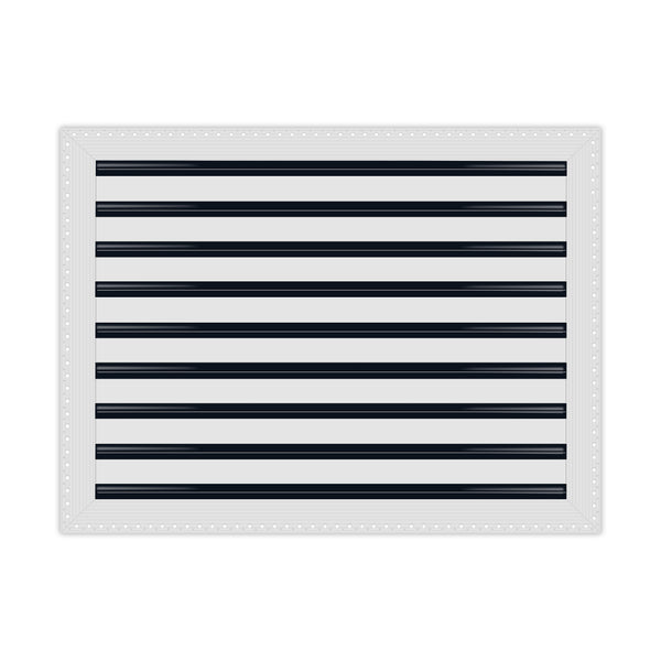 BUILDMART - 24x18 MUD-IN Air Vent Cover - Drywall Mud-in White Air Vent - Mud Linear Slot Diffuser - Register Grille for Ceiling and Walls - Texas Buildmart