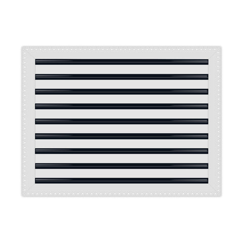 BUILDMART - 24x18 MUD-IN Air Vent Cover - Drywall Mud-in White Air Vent - Mud Linear Slot Diffuser - Register Grille for Ceiling and Walls - Texas Buildmart
