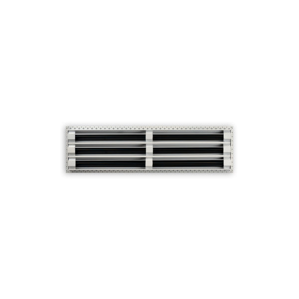 BUILDMART - 24x6 MUD-IN Air Vent Cover - Drywall Mud-in White Air Vent - Mud Linear Slot Diffuser - Register Grille for Ceiling and Walls - Texas Buildmart