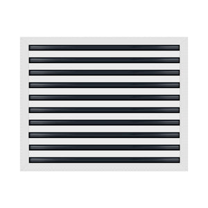 BUILDMART - 25x20 MUD-IN Air Vent Cover - Drywall Mud-in White Air Vent - Mud Linear Slot Diffuser - Register Grille for Ceiling and Walls - Texas Buildmart