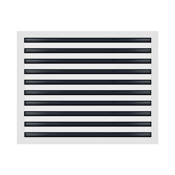 BUILDMART - 25x20 MUD-IN Air Vent Cover - Drywall Mud-in White Air Vent - Mud Linear Slot Diffuser - Register Grille for Ceiling and Walls - Texas Buildmart