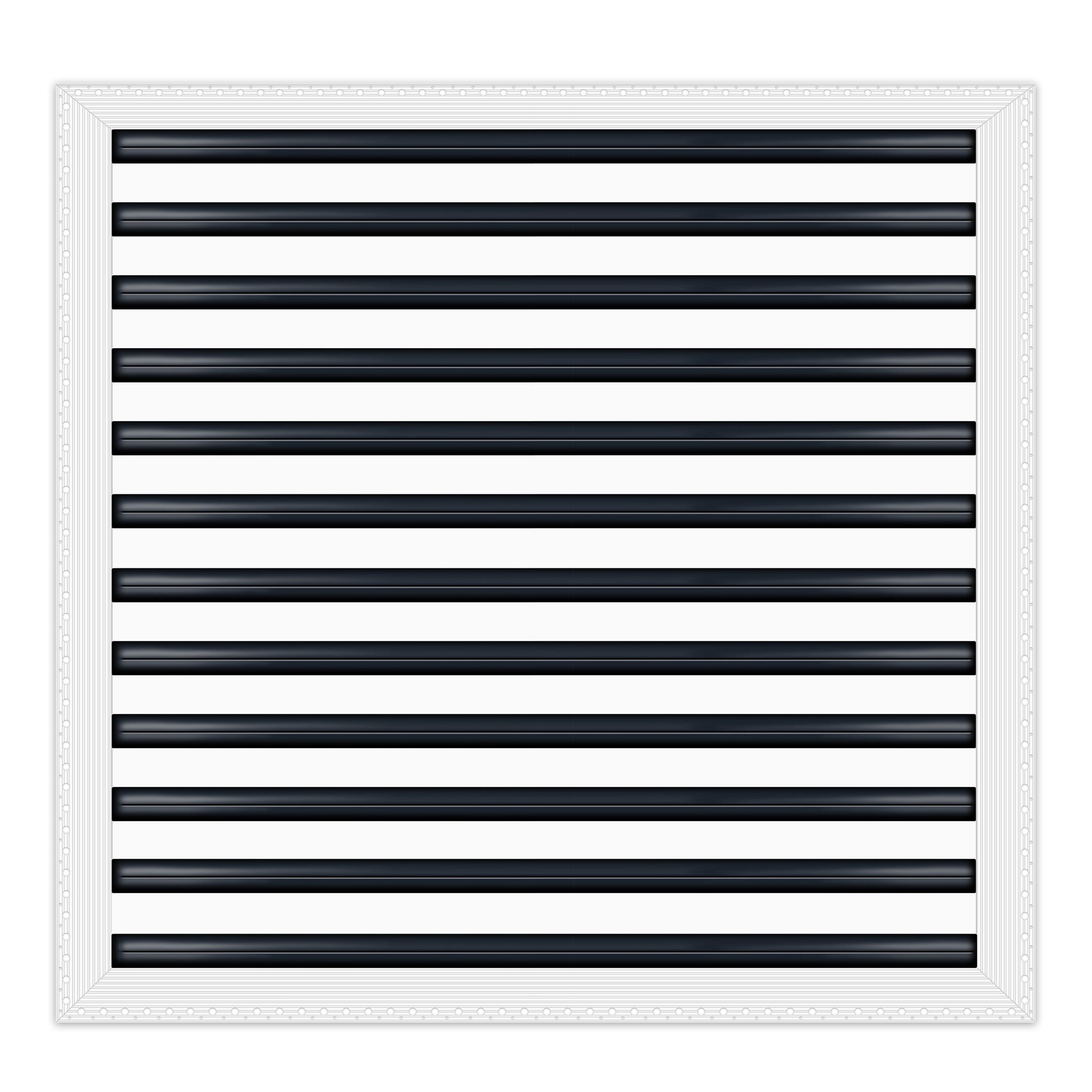 BUILDMART - 25x24 MUD-IN Air Vent Cover - Drywall Mud-in White Air Vent - Mud Linear Slot Diffuser - Register Grille for Ceiling and Walls - Texas Buildmart