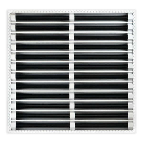 BUILDMART - 25x24 MUD-IN Air Vent Cover - Drywall Mud-in White Air Vent - Mud Linear Slot Diffuser - Register Grille for Ceiling and Walls - Texas Buildmart