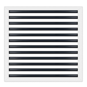 BUILDMART - 25x24 MUD-IN Air Vent Cover - Drywall Mud-in White Air Vent - Mud Linear Slot Diffuser - Register Grille for Ceiling and Walls - Texas Buildmart