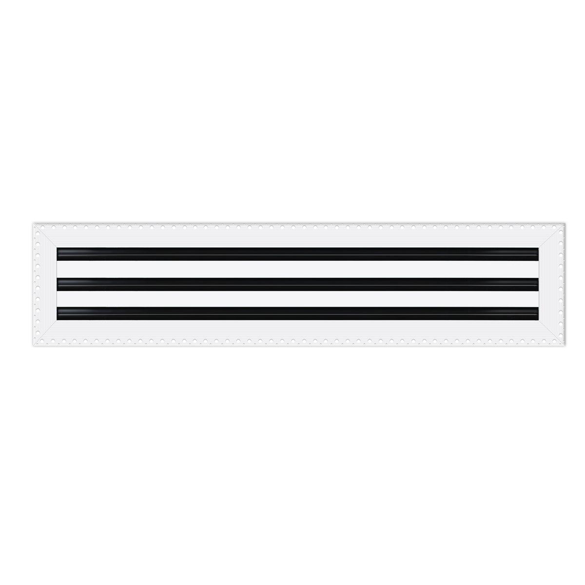 BUILDMART - 72" MUD-IN Linear Slot Diffuser - 2 Slot - Air Vent Cover