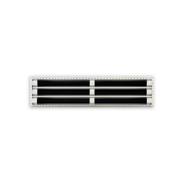 BUILDMART - 26x6 MUD-IN Air Vent Cover - Drywall Mud-in White Air Vent - Mud Linear Slot Diffuser - Register Grille for Ceiling and Walls - Texas Buildmart