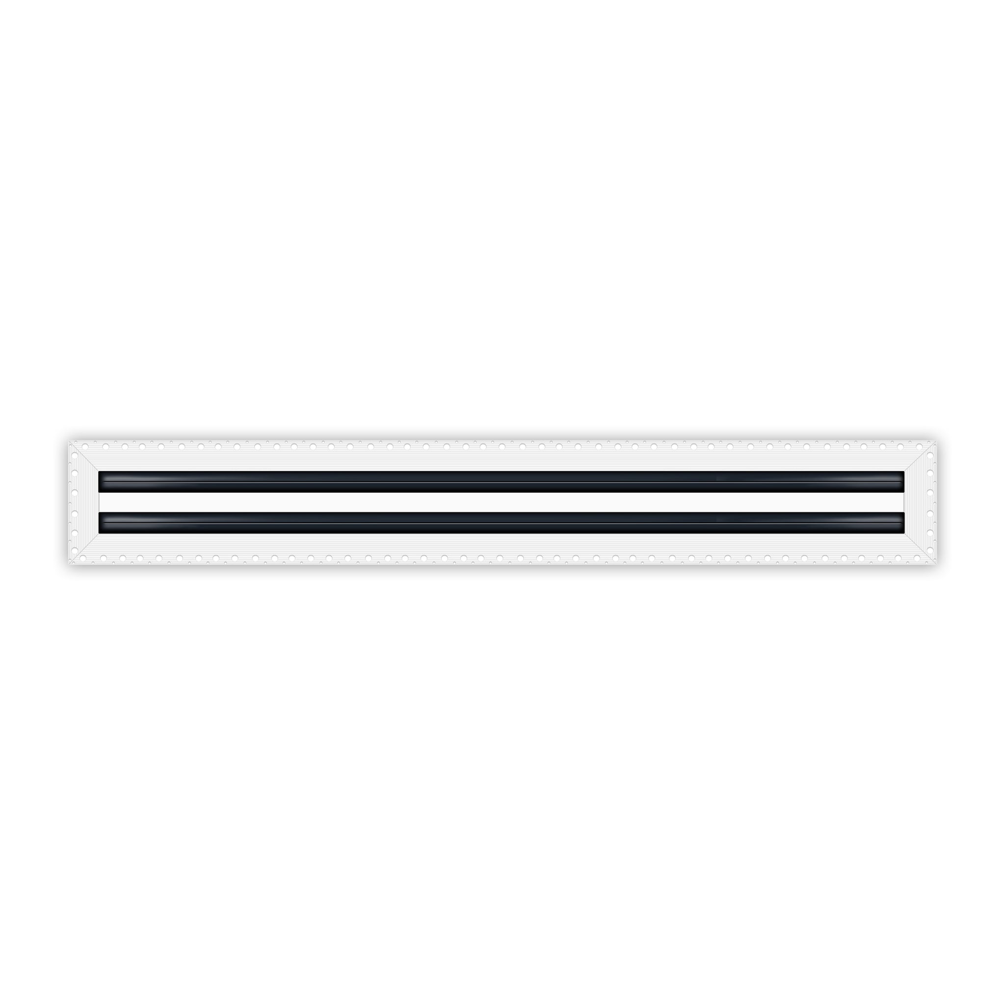BUILDMART - 28x4 MUD-IN Air Vent Cover - Drywall Mud-in White Air Vent - Mud Linear Slot Diffuser - Register Grille for Ceiling and Walls - Texas Buildmart