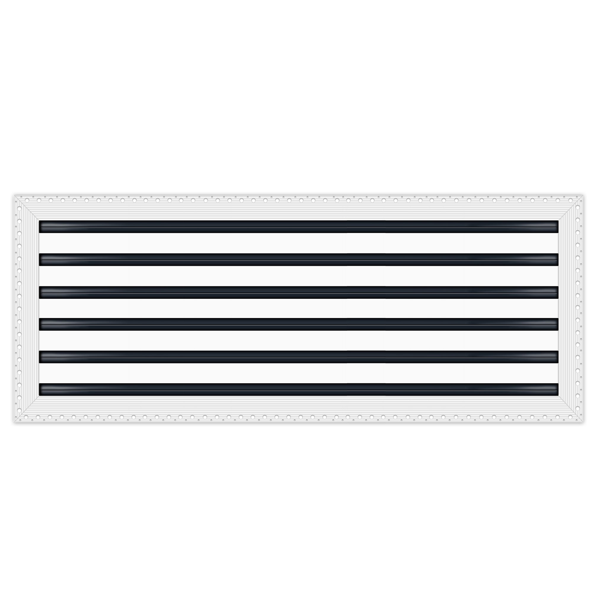 BUILDMART - 30x12 MUD-IN Air Vent Cover - Drywall Mud-in White Air Vent - Mud Linear Slot Diffuser - Register Grille for Ceiling and Walls - Texas Buildmart