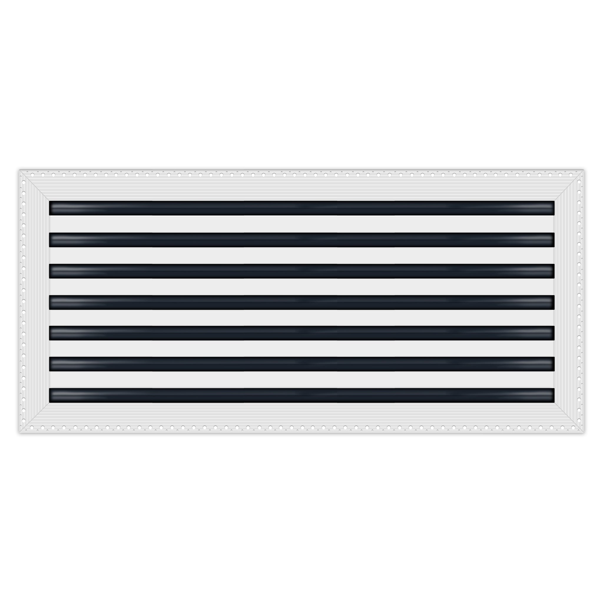BUILDMART - 30x14 MUD-IN Air Vent Cover - Drywall Mud-in White Air Vent - Mud Linear Slot Diffuser - Register Grille for Ceiling and Walls - Texas Buildmart