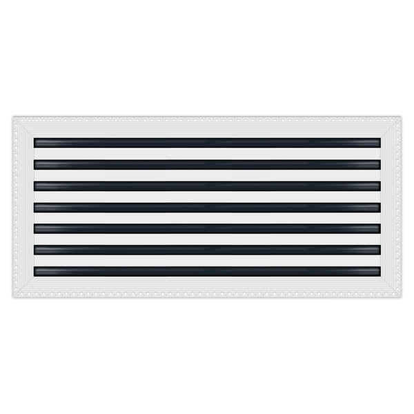BUILDMART - 30x14 MUD-IN Air Vent Cover - Drywall Mud-in White Air Vent - Mud Linear Slot Diffuser - Register Grille for Ceiling and Walls - Texas Buildmart