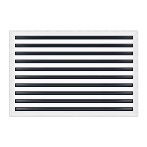 BUILDMART - 30x20 MUD-IN Air Vent Cover - Drywall Mud-in White Air Vent - Mud Linear Slot Diffuser - Register Grille for Ceiling and Walls - Texas Buildmart