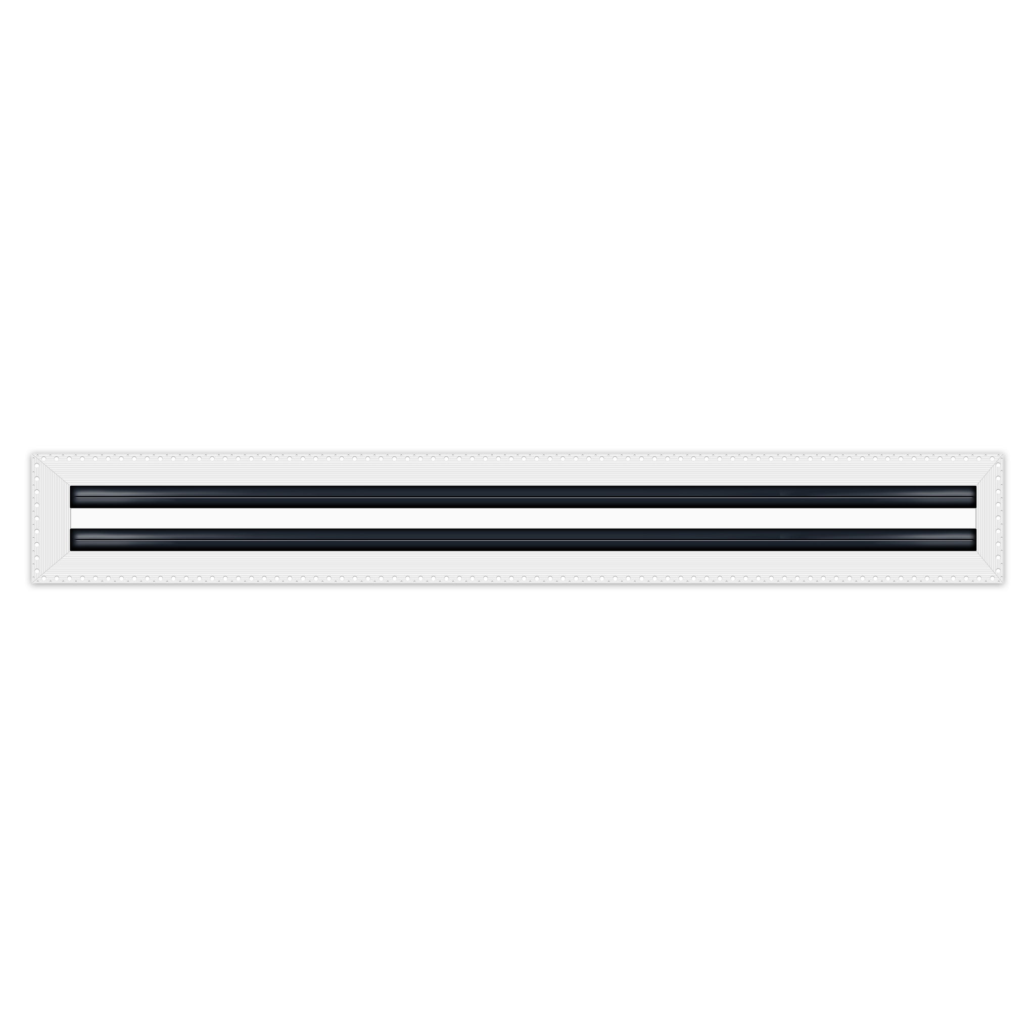 BUILDMART - 30x4 MUD-IN Air Vent Cover - Drywall Mud-in White Air Vent - Mud Linear Slot Diffuser - Register Grille for Ceiling and Walls - Texas Buildmart
