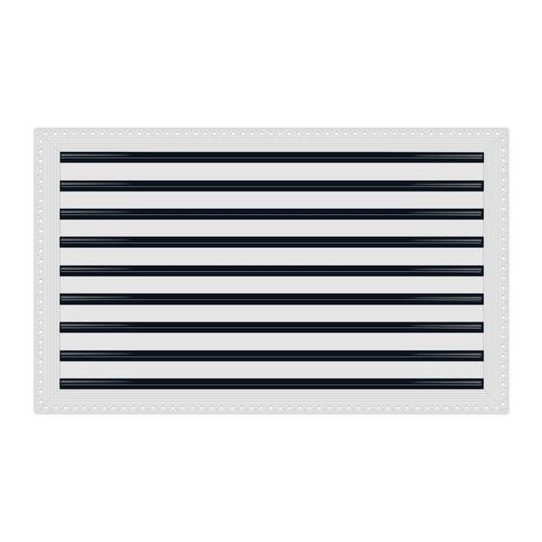 BUILDMART - 30x18 MUD-IN Air Vent Cover - Drywall Mud-in White Air Vent - Mud Linear Slot Diffuser - Register Grille for Ceiling and Walls - Texas Buildmart