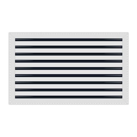 BUILDMART - 30x18 MUD-IN Air Vent Cover - Drywall Mud-in White Air Vent - Mud Linear Slot Diffuser - Register Grille for Ceiling and Walls - Texas Buildmart
