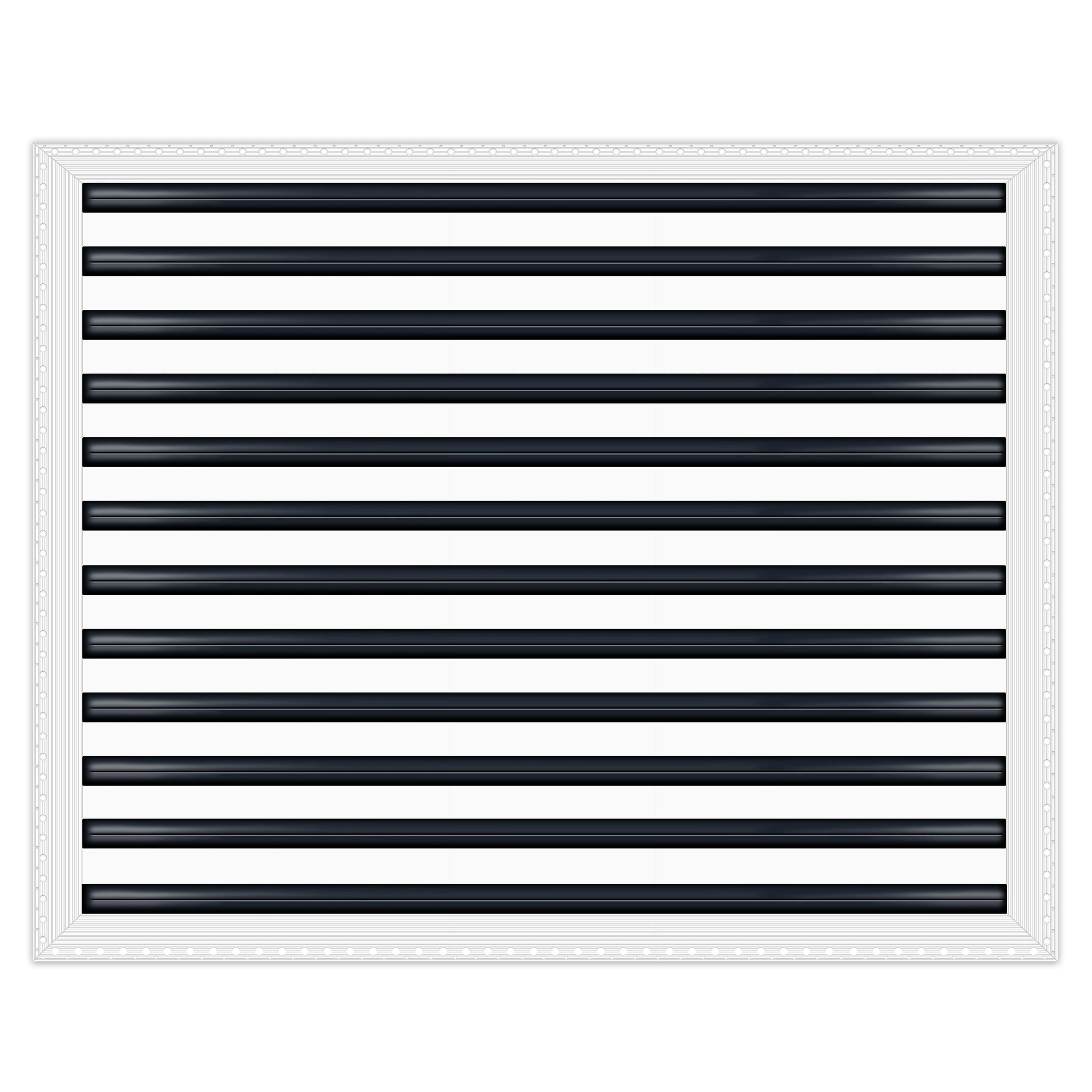 BUILDMART - 30x24 MUD-IN Air Vent Cover - Drywall Mud-in White Air Vent - Mud Linear Slot Diffuser - Register Grille for Ceiling and Walls - Texas Buildmart