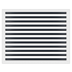 BUILDMART - 30x24 MUD-IN Air Vent Cover - Drywall Mud-in White Air Vent - Mud Linear Slot Diffuser - Register Grille for Ceiling and Walls - Texas Buildmart