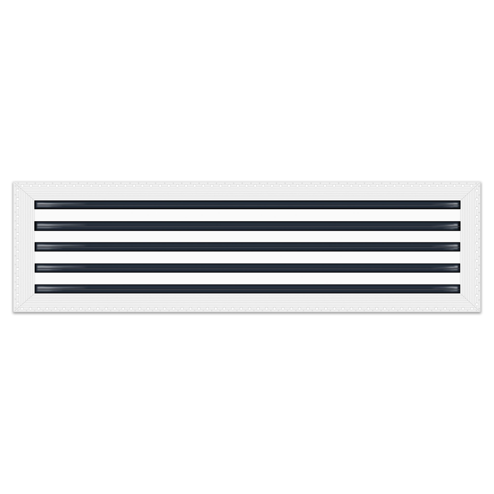 BUILDMART - 36x10 MUD-IN Air Vent Cover - Drywall Mud-in White Air Vent - Mud Linear Slot Diffuser - Register Grille for Ceiling and Walls - Texas Buildmart