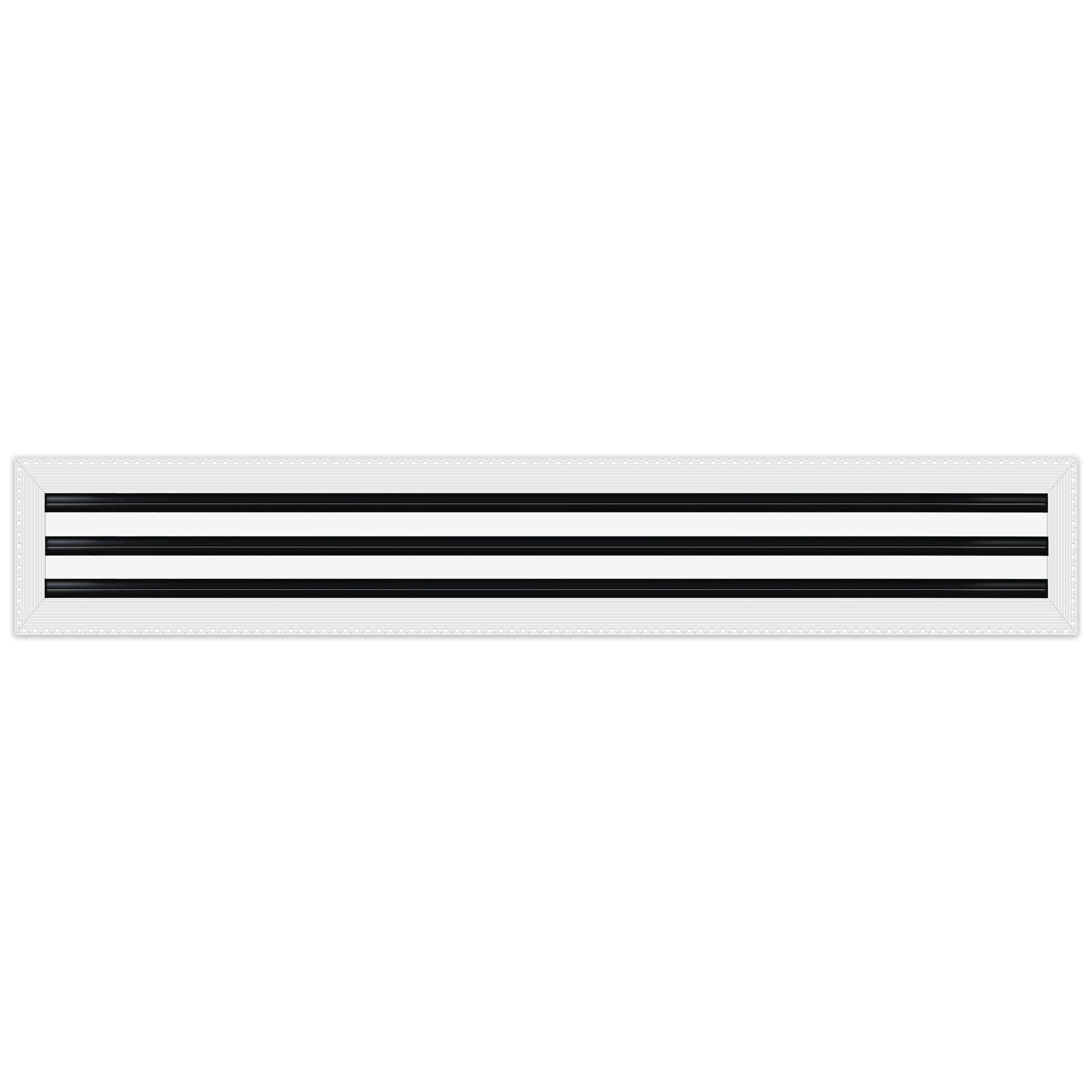 BUILDMART - 36x6 MUD-IN Air Vent Cover - Drywall Mud-in White Air Vent - Mud Linear Slot Diffuser - Register Grille for Ceiling and Walls - Texas Buildmart