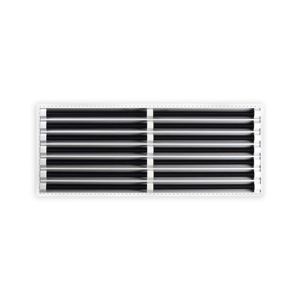 BUILDMART - 36x14 MUD-IN Air Vent Cover - Drywall Mud-in White Air Vent - Mud Linear Slot Diffuser - Register Grille for Ceiling and Walls - Texas Buildmart
