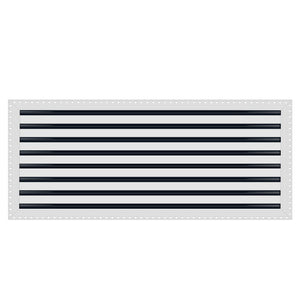 BUILDMART - 36x16 MUD-IN Air Vent Cover - Drywall Mud-in White Air Vent - Mud Linear Slot Diffuser - Register Grille for Ceiling and Walls - Texas Buildmart